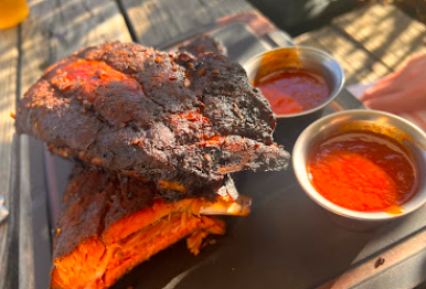 Woodshed Smokehouse signature dishes Brisket
Crispy Potatoes
Pork Ribs